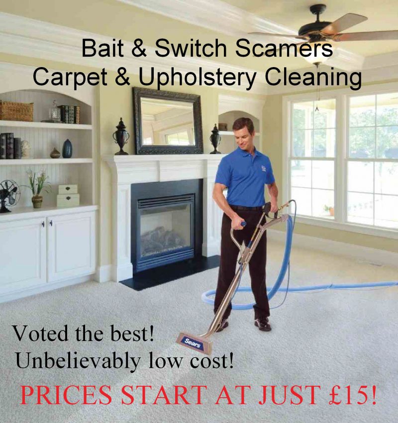 Carpet Cleaning Bait-And-Switch